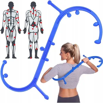 Masážní přístroj VÍCEBODOVÝ MASÁŽNÍ PŘÍSTROJ NA TĚLO S POHODLNOU RUKOJETÍ PRO SAMOSTATNOU MASÁŽ