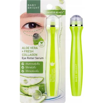 Péče o oční okolí Baby Bright Aloe Vera & Fresh Collagen roll-on sérum na oční okolí 15 ml
