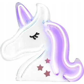 Lampička Neon na zeď LED na USB JEDNOROŽEC noční lampa dekorace pro děti