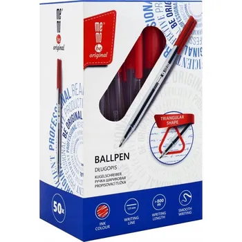 PROPISKA KANCELÁŘSKÁ ČERVENÁ (50 KS) MEMOBE, MEMOBE