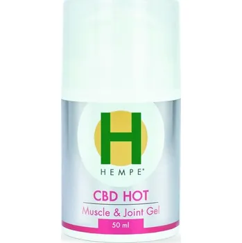 Masážní přípravek Hřejivý gel HEMPE CBD HOT Muscle & Joint Gel 50ml