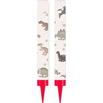 Dortová svíčka Dortová fontána Dinosauři dortový ohňostroj 12cm Narozeninové 2 ks