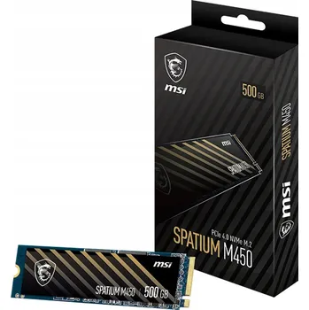 Interní pevný disk SSD disk MSI SPATIUM M450 500 GB M.2 PCIe 4.0