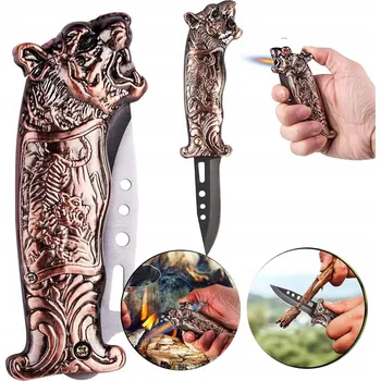 Béžový plynový Zapalovač 1 ks