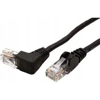 Síťový kabel Patchcord Goobay U/UTP 5e RJ45 / RJ45 5 m černý