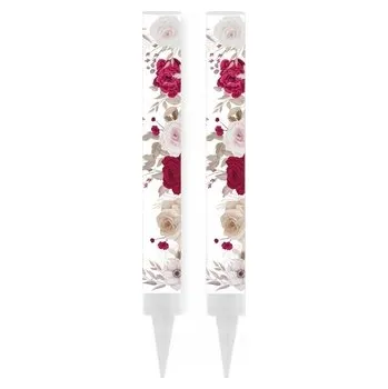 Dortová svíčka Dortová fontána na svatba svatební hostina 2ks