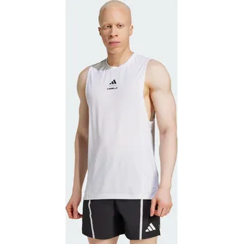 Fotbal ADIDAS Tílko Les Mills Graphic S BÍLÁ