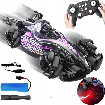 RC model auta AUTO NA DÁLKOVÉ OVLÁDÁNÍ RC 360° S VYPUŠTĚNÍM PÁRY, 2.4GHZ, LED SVĚTLA