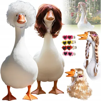 Paruka Paruka polodlouhé syntetické vlasy hnědá Bedee