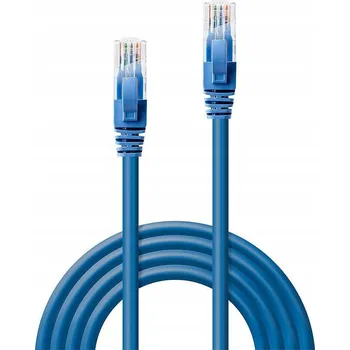 Síťový kabel Lindy Kabel Rj45/Rj45 Cat6 2m 2m síťový U/UTP (UTP) modrý