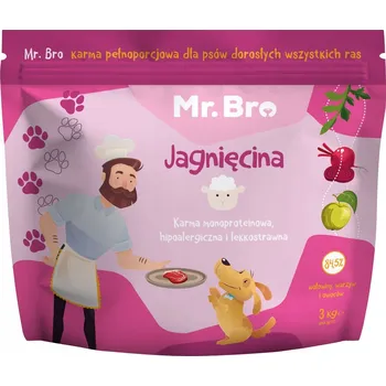Krmivo pro psa Mr. Bro krmivo suché jehněčí 3 kg