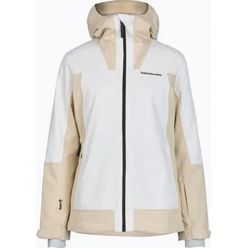 Dámská lyžařská bunda Perak Performance Rider Tech Insulated sand fog/off white
