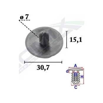 Oprava karosérie Romix Klip na podběh kola C70338