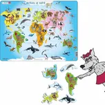 DINO Zvířata ve světě - Vzdělávací puzzle