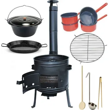 kotlíky Kotlíkový set Párty 3 v 1 smalt 36 FULL