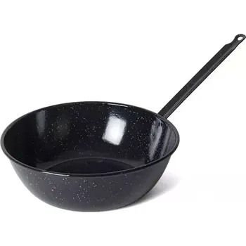 Pánev Pánev Paella hluboká 28 cm smaltovaná s rukojetí
