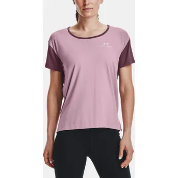 Dámské tričko Under Armour Dámské tričko UA Rush Energy Novelty SS 1365735-698 Růžová XS