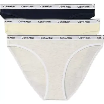 Dámské spodní prádlo Dámské kalhotky Calvin Klein QD5207E TC8, 3pack velikost XS