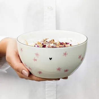 Bastion Collections Miska Bowl Watercolour Rose Little Flowers, 14,5x7cm b330179