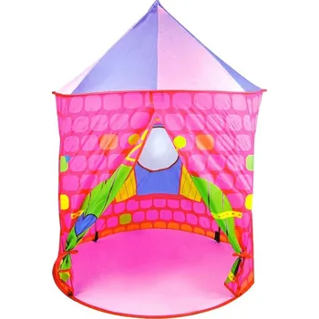 Dětská houpačka LEAN Toys 15247 Dětský stan Palác princezny, růžový