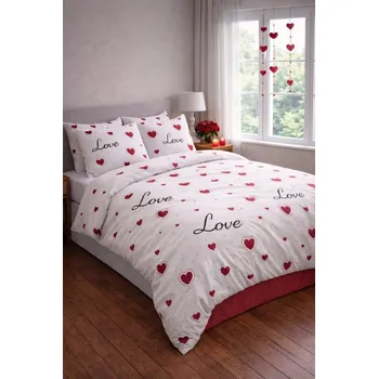 Povlečení Bavlněné povlečení Láska Velikost: 70x90, 140x220 cm