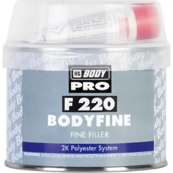 Karosářský tmel HB BODY fine F220 - tmel jemný bílý 250g