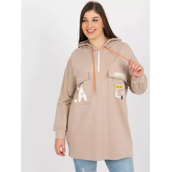 Dámská mikina Mikina RV BL 8258.34 béžová jedna velikost