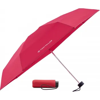 Deštník Ultra mini skládací deštník Tom Tailor 229TTB červený, TOM TAILOR