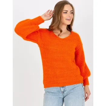 Dámský svetr Dámský svetr TW SW BI 9029.84 oranžový jedna velikost