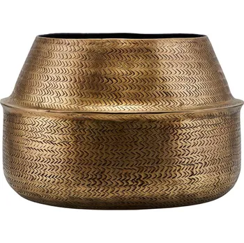 Květináč Květináč RATTAN mosaz/ kulatý - House Doctor