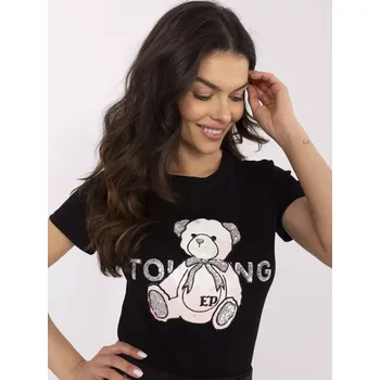 Dámské tričko Tričko NM TS JX 09328.65P černo-růžové jedna velikost