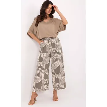 Dámské kalhoty Kalhoty D73771M62237G khaki XXL