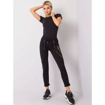 Dámské kalhoty Tepláky RV DR 6046.12 černá XL