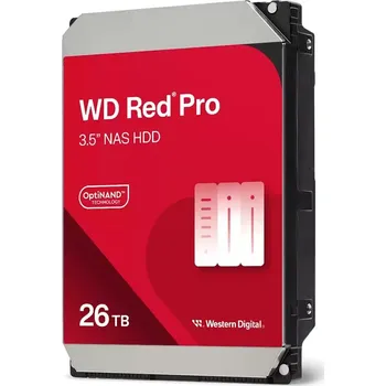 Pevný disk WD Red Pro 26TB Pevný disk, interní, 26TB, SATA III, 3,5'', 7200 rpm, 512MB WD260KFGX