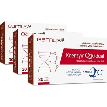 Barny's Koenzym Q10 dual 60 mg, 3x 30 cps.