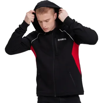 Pánské oblečení Yamaha mikina REVS TAMPE černá – XL, černá