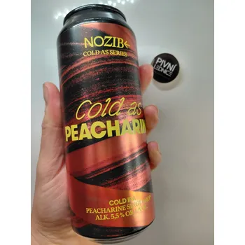 Pivo Nozib COLD AS PEACHARINE Cold IPA 13°/5,5% 0,5l