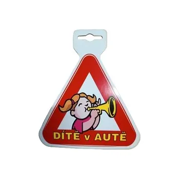 Samolepicí dekorace na vozidlo OSTATNÍ Samolepka dítě v autě 30042, DRUH 2