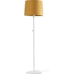 SAMBA bílá/skládaná žlutá stojací lampa - FARO