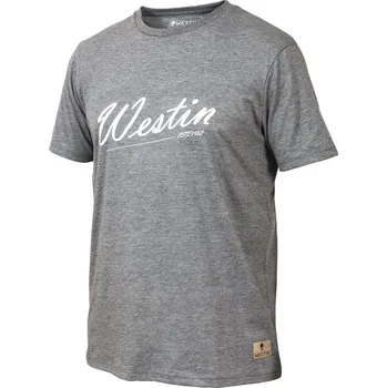 Pánské tričko Westin tričko Old School T-Shirt Grey Melange Velikost: vel. S (A68-503-S)