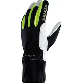 Rukavice Chiba Nordic Plus rukavice, Black/neon yellow 6,5