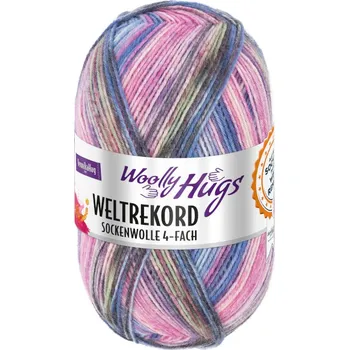 Příze Příze Woolly Hugs Weltrekord Sockenwolle 04 Berry