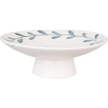 Strömshaga Kameninová miska na podstavci Viola Leaf 16&nbsp;cm