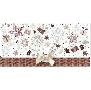 Obálka ARGUS Obálka na peníze vánoční luxusní 81-6026