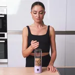 FitStream Pro Lavander , přenosný, USB nabíjecí mixér