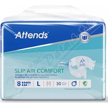 Inkontinenční vložka Kalhotky absorp.Attends Slip Air Comfort 8 L 30ks