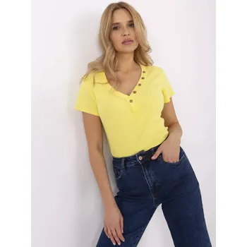 Dámská halenka Halenka DHJ BZ 25168.00 žlutá jedna velikost