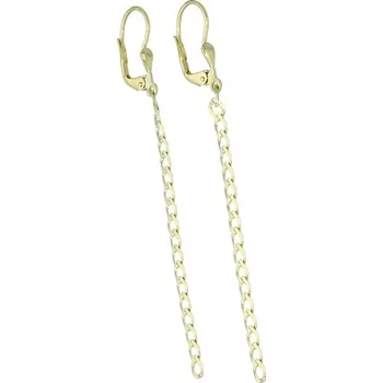 Náušnice Goldstore Visací zlaté náušnice pancr Váha: 2.16 g