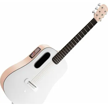 Elektroakustická kytara Lava Music Lava ME Play 36" Light Peach/Frost White Elektroakustická kytara (Jako nové)