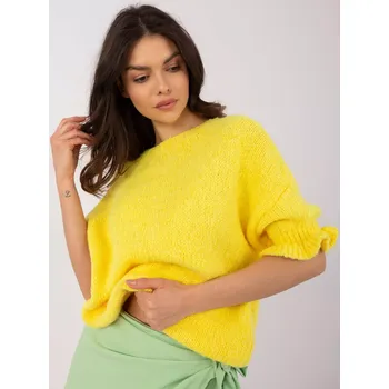 Dámský svetr Jumper MI SW 2913.99 žlutý jedna velikost